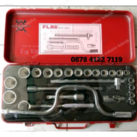Kunci Sock Set 1/2\ 6PT 25Pcs FLAG Kunci Socket Set"