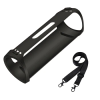 Waterproof Speaker Protective Case Adjustable Strap Silicone Bluetooth-compatible Speaker Cover Anti