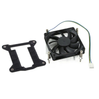 Mini ITX chassis ultra-thin fan for Intel LGA 1155 1156 1150 1151 Quiet cooling Dropship