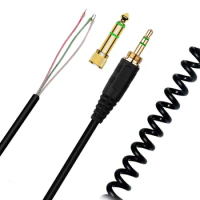6.35mm Replacement Extension Spring Coiled Cable for Sony MDR-CD280 MDR-CD2000 MDR-CD570 MDR-CD700 MDR-CD770 MDR-CD999 Headphone