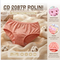 Polini CD Polini 2087P Sablon Bunga WM Celana Dalam Wanita Motif