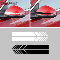 1 Set Car Universal Rear View Mirror Sticker Auto Door Rear View Mirror Non Fading Styling Accessories Stickers Decor Decal