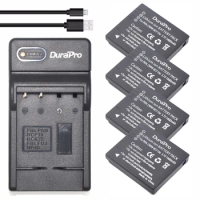 DuraPro DMW-BCF10 DMW-BCF10e DMW-BCF10PP Battery + USB Charger for Panasonic Lumix DMC-FX700,FX75,TS2,TS3,TS4,F2,F3,FH1,FH20