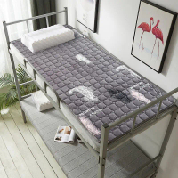 Flannel mattress for college dormitory single bed, mattress pad, back-to-school accommodation essent