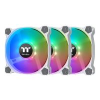 【獨家！另享10%回饋】曜越 Pure 12 ARGB Sync水冷排風扇主機板連動/白/CL-F127-PL12SW-A