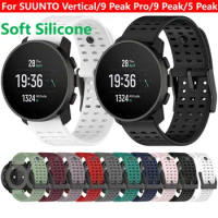 22MM Silicone Strap For SUUNTO Vertical Smart Watch Band For SUUNTO 9 Peak Pro 5 Peak Bracelet Sport Soft Wristband Accessories