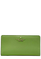Kate Spade Kate Spade Madison Large Slim Bifold Wallet in Turtle Green KC579