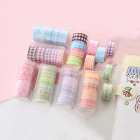 megoce 6 cuộn / hộp Nhật ký DIY Ruy băng trang trí Kawaii Sticker Masking Tape Keo Washi Tape Set