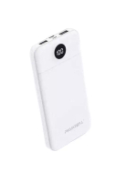 PAVAREAL PAVAREAL PB69 Power Bank Powerbank  USB/10000MAH DC5V/2.4A LED Digital Display White