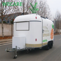 WECARE Carros De Comida Concession Pizza Hotdog Cart Mobile Coffee Truck Food Trailer Fully Equipped