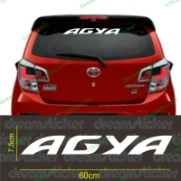 Sticker Stiker Mobil Toyota Agya Kaca Belakang