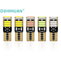 DOHIHUAN 1PC Led T10 Bulb WY5W 194 Dome Interior W5W Lamp License Plate 7020 Reading Parking Side Marker Signal Car Light 6000K