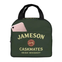 Rare Cask-The Jameson Insulated Lunch Bags Resuable Picnic Bags Thermal Cooler Lunch Box Lunch Tote for Woman Work Kids School