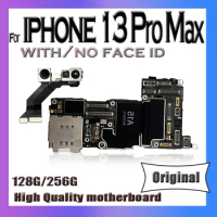 100% Original Logic Board For iPhone 13 PRO MAX Motherboard Unlocked 128G 256G For iphone13 Pro Max MainBoard With Chips Face ID