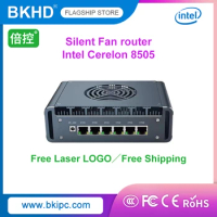 BKHD G31F Pentium 8505 Dual Core Silent Fan Router Mini Host 4x2.5Gb Ethernet i226 Compatible PVE ESXi Pfsense 1449NP