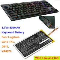 Cameron Sino 1500mAh Keyboard Battery 533-000152, AHB355085PCT-02, L/N: 2012 for Logitech G913 TKL, G913, YR0076