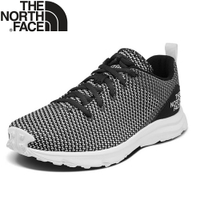 【The North Face 女 休閒鞋《麻灰/白》】3RQ9/運動鞋/緩震抓地/戶外鞋