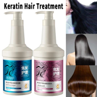 500ml Keratin Hair Treatment Deep Hair Mask Nourishing Repair Hair Repair Restore Hair Damage Root Tonic Hair Care for Hair Soft