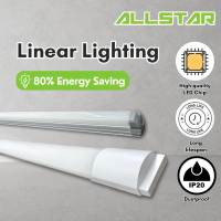 Linear Lighting 4FT T8 Light Tube 36W Lampu Ceiling Single Casing Warehouse Lobby Parking Lot Light