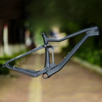 2023 29 Carbon Suspension MTB Frame Carbon Mountain Bike Frame Full Suspension 29 Boost Bicycle Frame Bicycle Parts