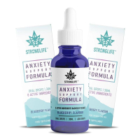 Stronglife Calming Drops- 8 Active Ingredients - Valerian Root Passionflower Ashwagandha Root Citrat