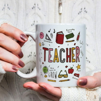 Happy Teachers' Day mug 定制禮品水杯創意陶瓷咖啡杯