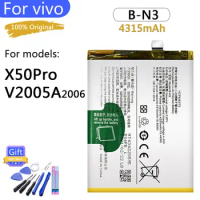 100% Original Battery B-N3 For VIVO X50Pro V2005A 2006 4315mAh High quality Replacement Batterie