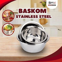 MJ BMW Kitchen Ware - Baskom Tebal Premium Wadah Makanan Tempat Cuci Sayur Buah Beras Kobokan Mangku