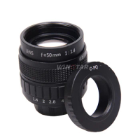 50mm F1.4 CCTV TV lens + C-PQ Lens Mount Ring Adapter C-P/Q for Pentax Q / Q10 / Q7 / Q-S1 camera