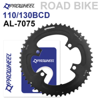 PROWHEEL 110/130BCD Road Bike Chainring 110bcd/130bcd Chainring Compatible with Shimano FC-R7000/R8000/R9000 Crankset Bike Parts