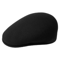 【KANGOL】504 WOOL鴨舌帽(黑色)