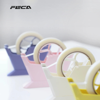 【FECA 非卡】A4 蝸牛吸盤膠帶座-四色(無痕吸盤 膠帶收納)