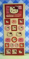 【震撼精品百貨】Hello Kitty 凱蒂貓~KITTY貼紙-紅玫瑰