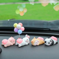 Import Cute Animal Decoration / Dekorasi Hiasan Mobil Desk Setup Pc Meja Belajar