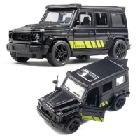 模擬合金小汽車模型巴博黑色【袋裝】 