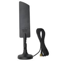 600-6000Mhz Fold Wireless Router 2G 3G GSM GPRS 4G 5G High Gain 40 DBi LTE Signal Booster All Band WIFI Antenna