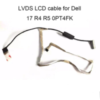PT4FK Computer cables LVDS LCD FHD Cable for Dell Alienware 17 R4 R5 CN 0PT4FK DC02C00DN00 BAP20 LVD screen Video Ribbon line