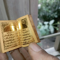 kitab Al qur'an full 30jus(stambul) wadah kulit tinta w emas buku agama