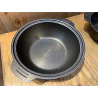 小火鍋湯鍋 鍋具 砂鍋 個人鍋 鑄鐵鍋 餐飲設備 廚房鍋具 A4445【晶選二手傢俱】