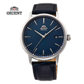 ORIENT DATEⅡ系列 機械錶 皮帶款 藍色 RA-AC0E04L 40mm