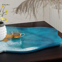 River Table Silicone Mold Irregular Tabletop Drop Epoxy Clay Crafts
