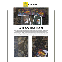 Sarung Atlas Idaman Harmoni 555 Motif BHS Batik ORI - Murah Lembut Nyaman Berkualitas Hitam Kain Pri