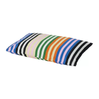 SNÖDROTTNING 枕頭套, 彩色/條紋, 50x80 公分