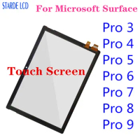 Touch Screen For Microsoft Surface Pro 3 1631 Pro 4 1724 Pro 5 1796 Pro 6 Pro 7 1866 Pro 8 1983 Pro 9 2038 Touch Digitizer Glass