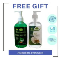 Nalpamara Herbal Body Wash Goat Milk 500ML | Sabun Cair Viral Arab Halal BPOM Mencerahkan Kulit Goat