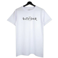 The Outsider Pria Streetwear Kaos Katun-Crewneck Gaya Top-100% Cotton - Tropicazqnxstrzzu