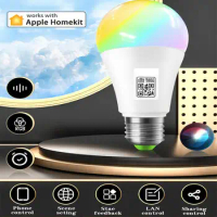 Smart Homekit LED Bulb With Siri Voice Control And WiFi Connection Homekit Smart Bubble SIRI Voice Control WiFi Smart Lamp Bulb