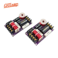 GHXAMP 150W Impedance Matching 2 Way Crossover High-end 4ohm 6ohm 8ohm Speaker Two Divider Treble Bass Audio 3Khz 2PCS