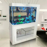 Ecological Fish Tank Glass Aquarium Screen Bullet Bar Shoe Cabinet