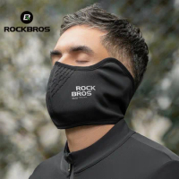 ROCKBROS Warmer Face Mask Windproof Motorcycle Fleece Sport Scarf Outdoor Face Protection Balaclava Bicycle Running Cycling Cap
